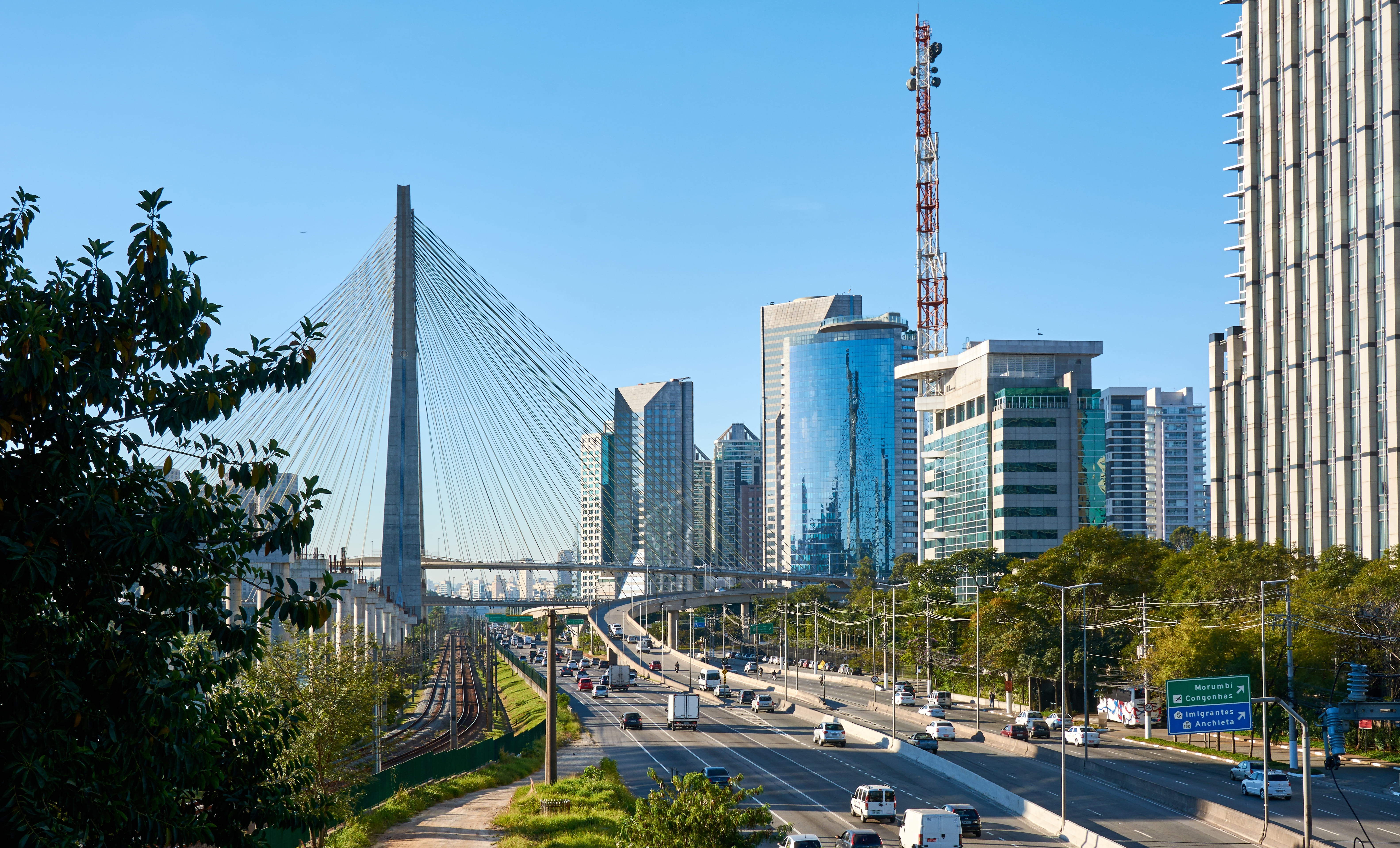 Ponte Estaiada em São Paulo